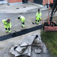 Asphaltierungsarbeiten